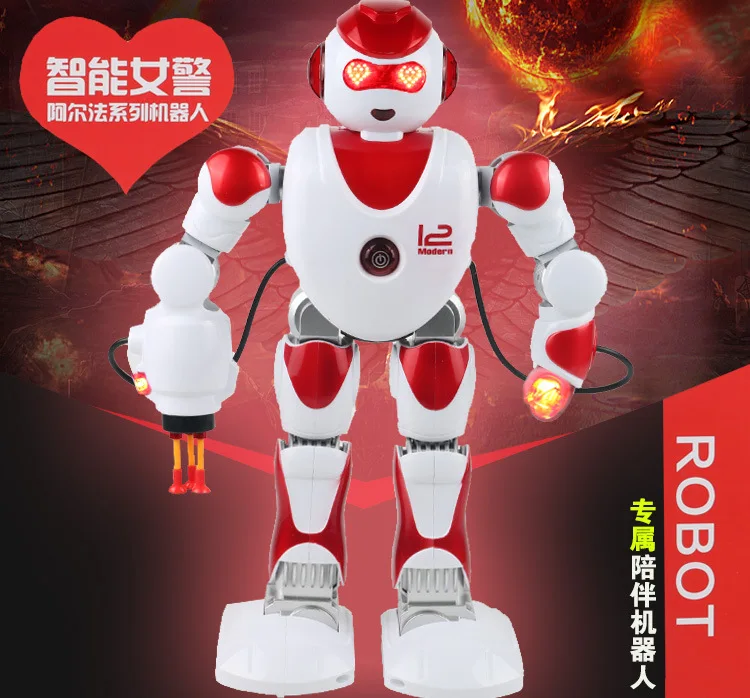 Smart TOYS K2 Polic e Woman Intelligent Programmable