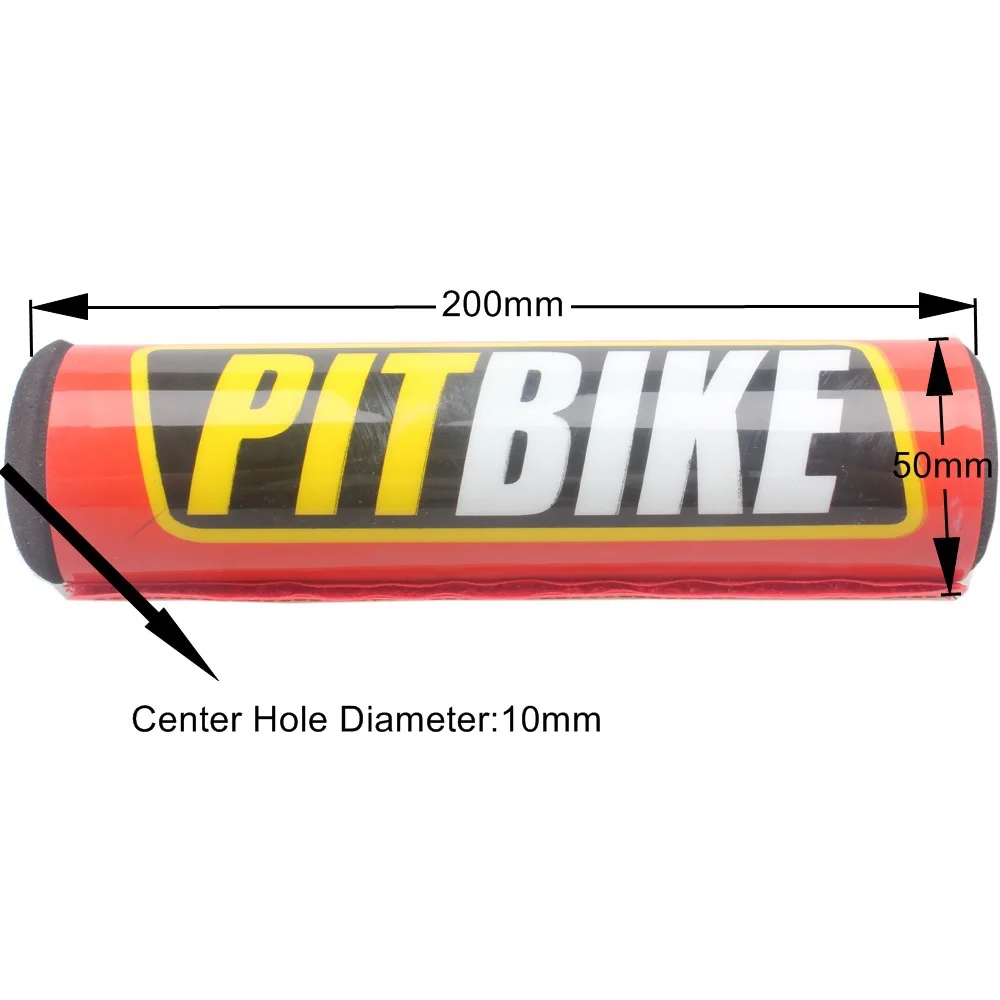 Crossbar Foam Handlebar Pad PITBIKE For Dirt Bike ORANGEhandlebar pad