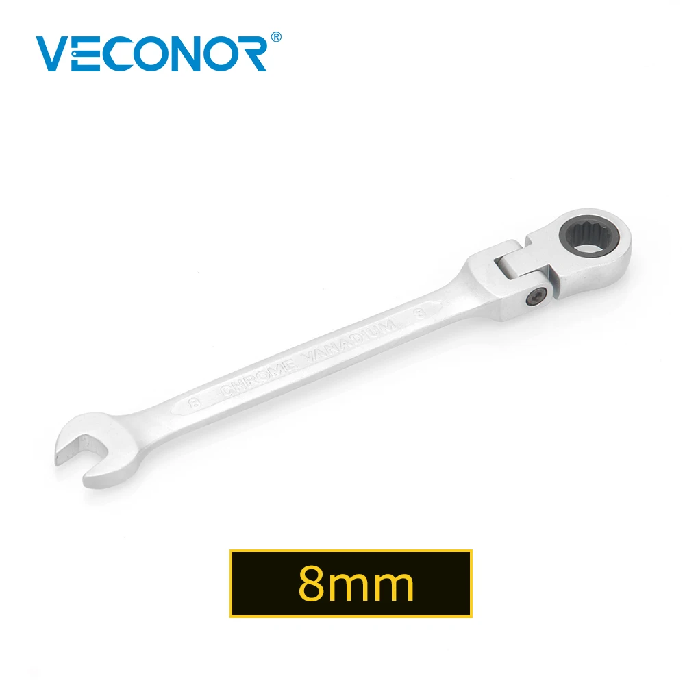 8mm Ratchet Wrench Spanner Flexible Head Dull Polish 72T Ratcheting High Torque Multitool | Инструменты