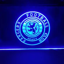 Fby07 с рейнджерами Глазго Шотландия футбольный клуб спортивные FC неоновая светодиодная вывеска подарок для домашнего декора