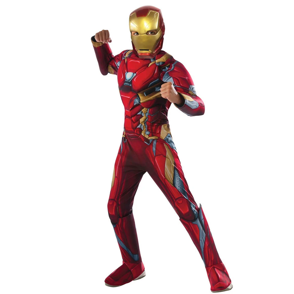Мстители 3 нано Железный человек детская фантазия косплей костюм комикс фильм карнавальный Праздник Вечеринка Пурим Хэллоуин