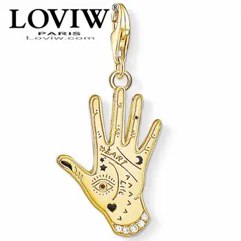 

Vintage Hand Golden Charm thomas sabor Club Good Jewelry For Women Men,Vintage Religious Gift Fit Bag Bracelet