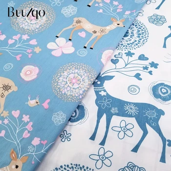 

Cotton Fabric Kids Cotton Sheet Fabric Patchwork Cloth DIY Sewing Quilting Fat Quarters Material For Baby&Child