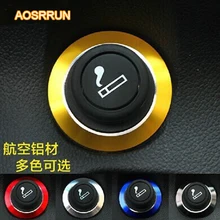 AOSRRUN Aluminum alloy car cigarette lighter decorative circle For Chevrolet Cruze Opel astra sedan hatchback