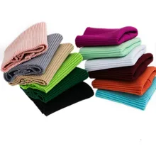 Плотный Хлопок, плотный эластичный трикотажный свитер, манжеты на рукавах, ребристая трикотажная ткань в рубчик для пухового пальто