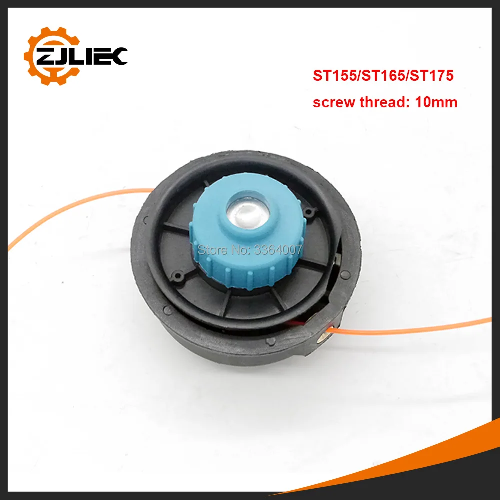 

String Trimmer Bump Head fit for Brushcutter Homelite ST165 ST175 ST155 ST285 Ryobi MTD McCulloch Craftsman Blue Knob