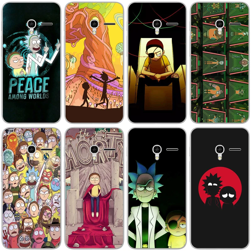 

Rick and Morty Custom DIY Phone Case For Alcatel 1C 1X 3 3C 3L 3V 3X 5 5009D 5059D 5052D 5026D 5034D 5058I 5086D Cover
