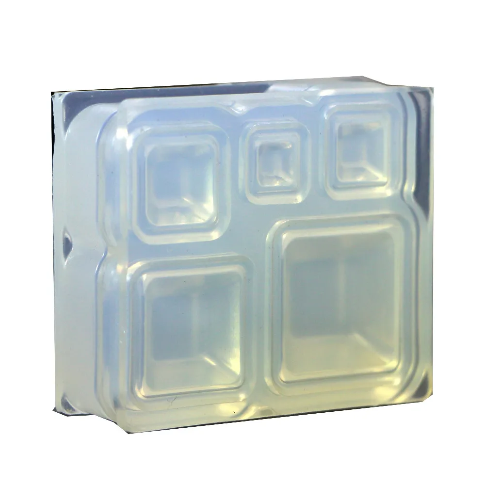 Стереоскопический прозрачный силиконовый набор «сделай сам», квадратная чаша, форма для изготовления изделий из эпоксидной смолы, инструменты для рукоделия, полимерные формы для ювелирных изделий