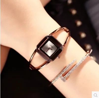 Кимио Топ бренд Relojes Mujer модные женские туфли Часы дамы браслет Кварцевые часы