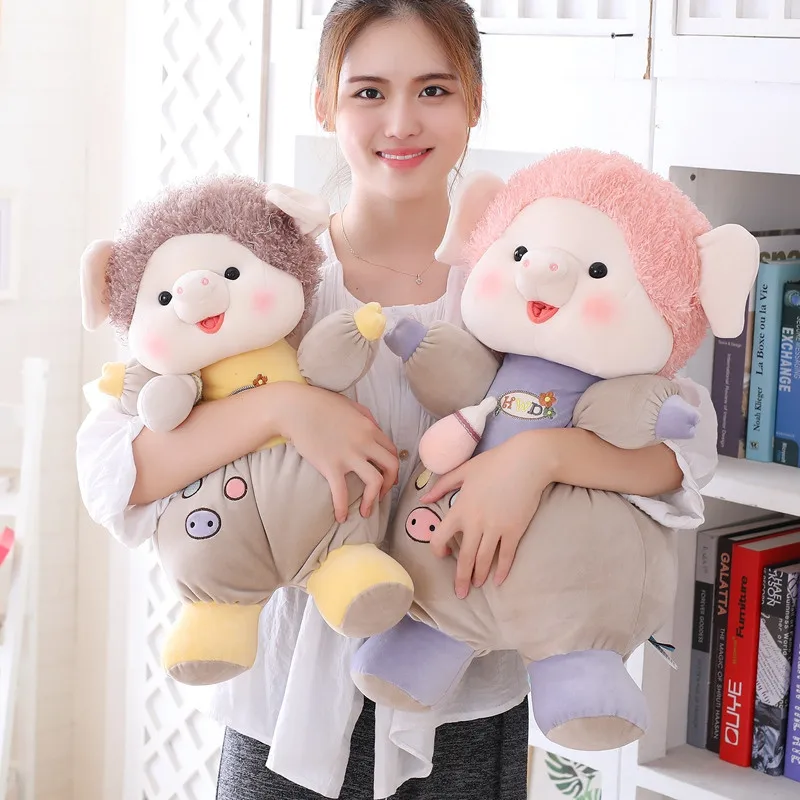 1 шт. Вт, 30 Вт, 40 см Kawaii жемчужный молочный Чай свинья плюшевые игрушки животных мягкие Подушка домашний декор имитация свиньи куклы для детей; подарок для девочки