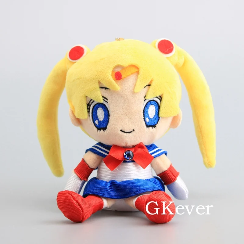 Sailor Moon Chinbi moon Venus Jupiter Mercury Uranus Pluto Mars Мягкие плюшевые игрушки куклы 17-20 см подарок для девочек