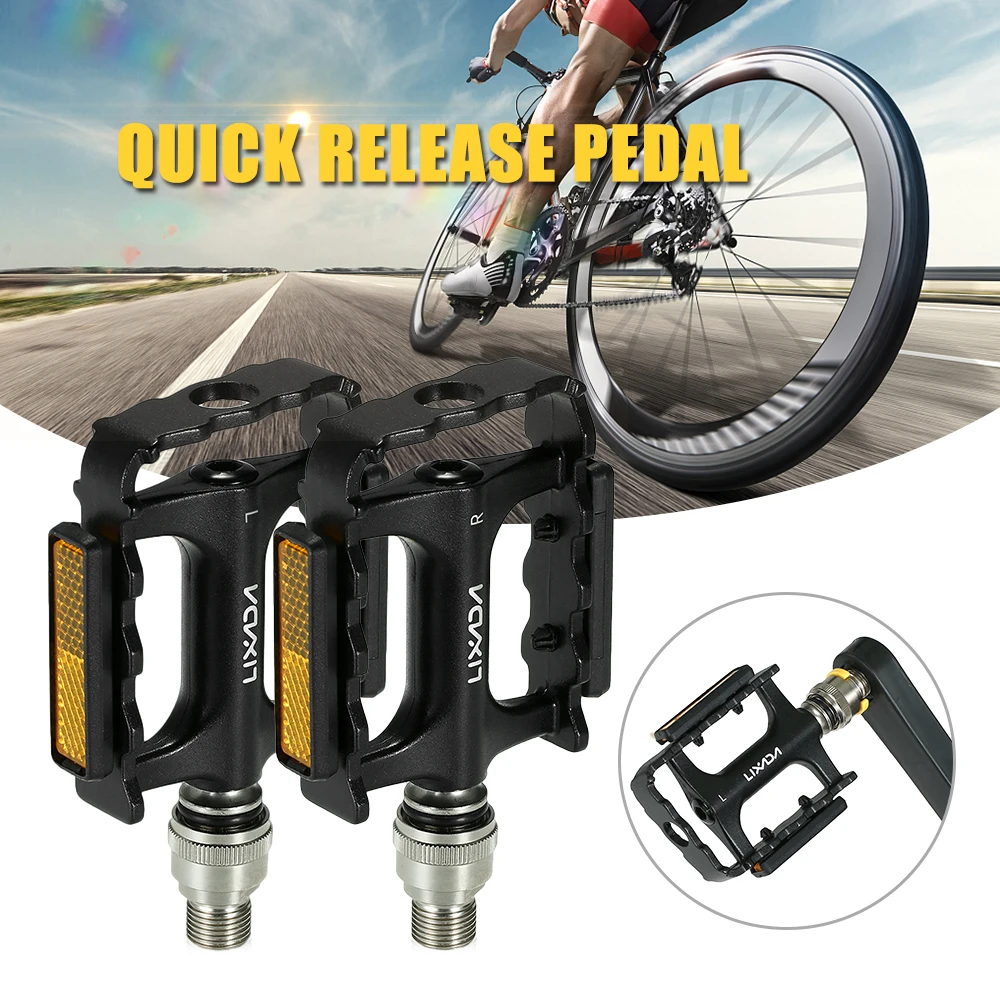 Lixada Велосипед Quick Release педали MTB велосипед Велоспорт на платформе для езды