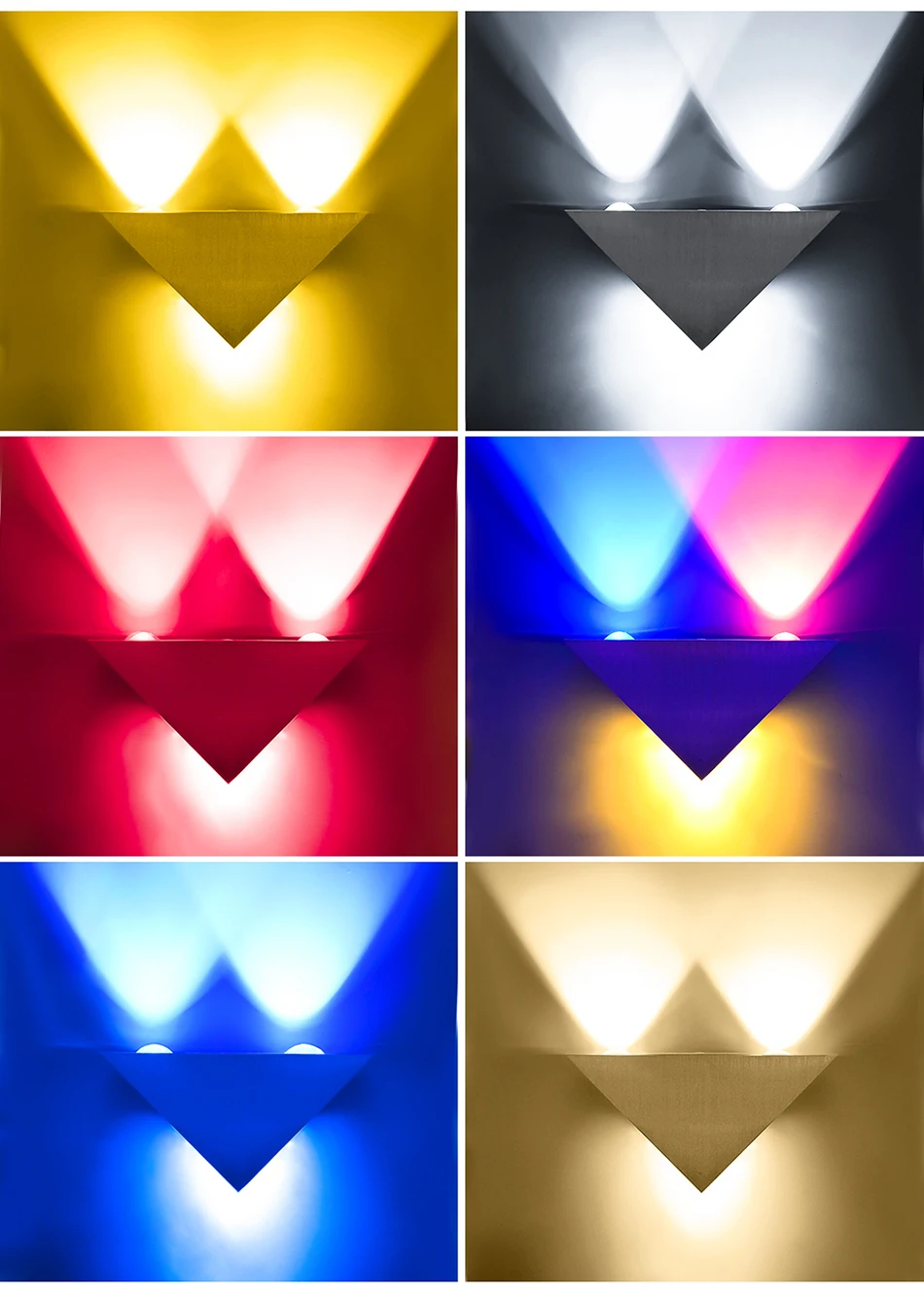 JJD LED Lampa ścienna Nowoczesna sconce schody oprawy oświetleniowej salon sypialnia łóżko łóżkowy oświetlenie wewnętrzne Strona główna korytarz Loft Silver -