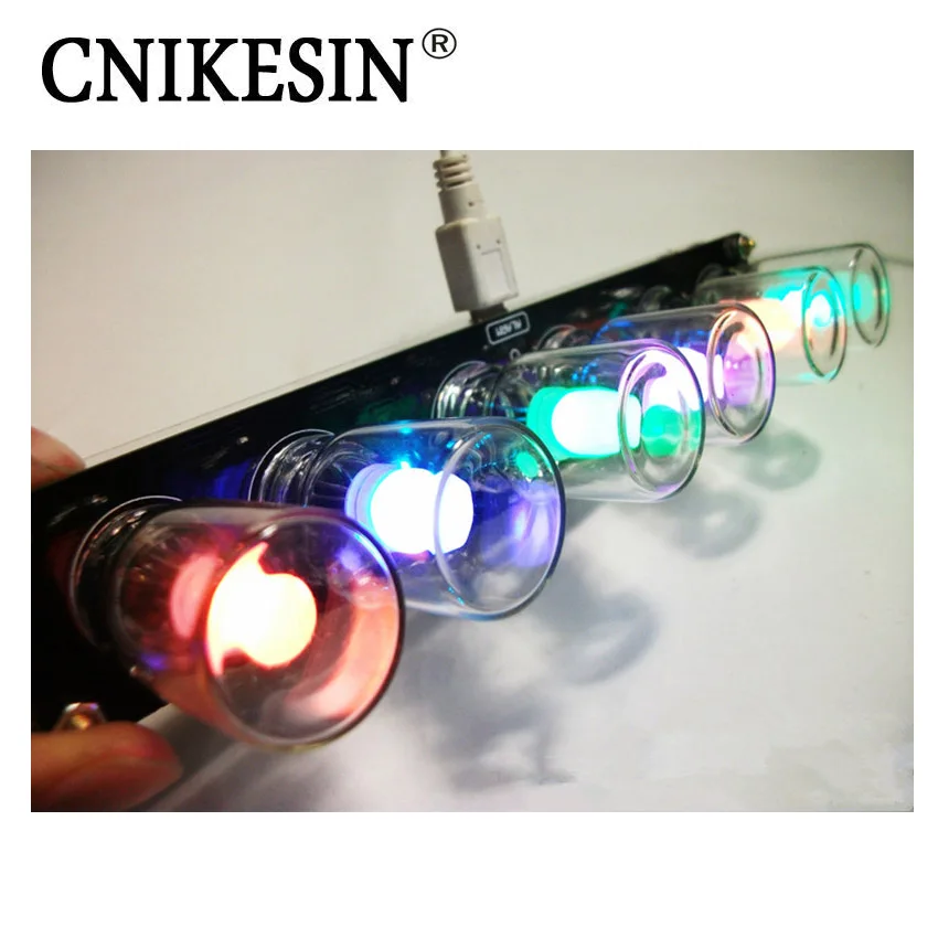 

CNIKESIN Creative 51 SCM DIY Electronic Kits Color Cube Aurora LED Colored Glaze Clock