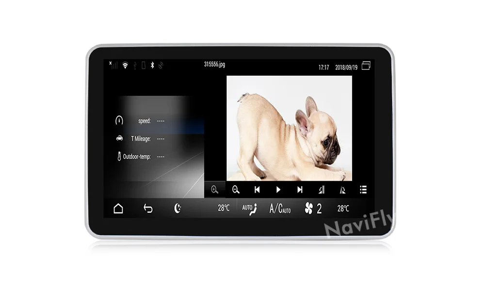 NaviFly 4G LTE 9 дюймов 3+ 32 Android 7,1 Автомобильный видео gps навигатор мультимедийный плеер для Mercedes Benz GL-Class X166 2012- wifi
