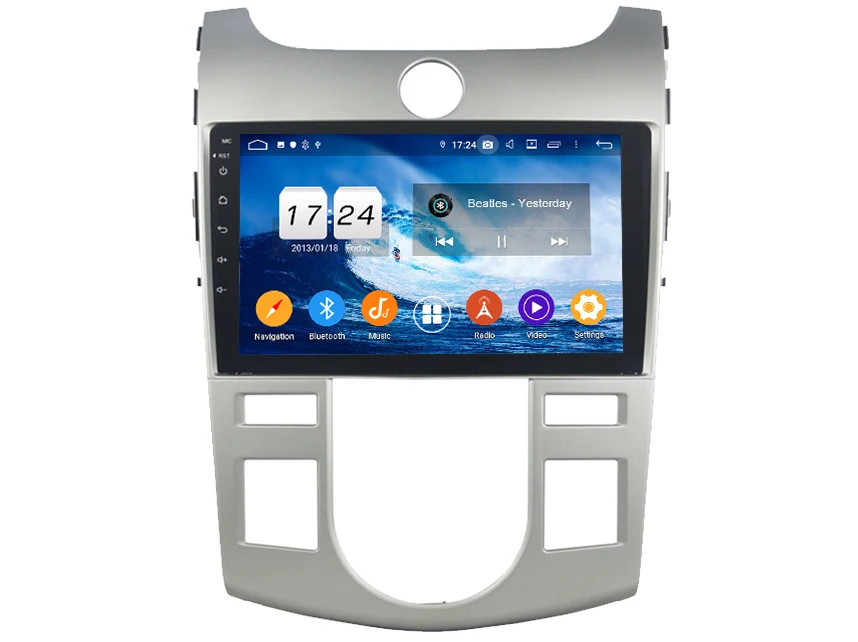 Flash Deal HD TDA7851 4*50W Android 9.0 For kia CERATO FORTE 2008 - 2012 8 Core 4GB RAM 32GB BT 4.2 Wifi GPS Map Car DVD Player RDS Radio 4