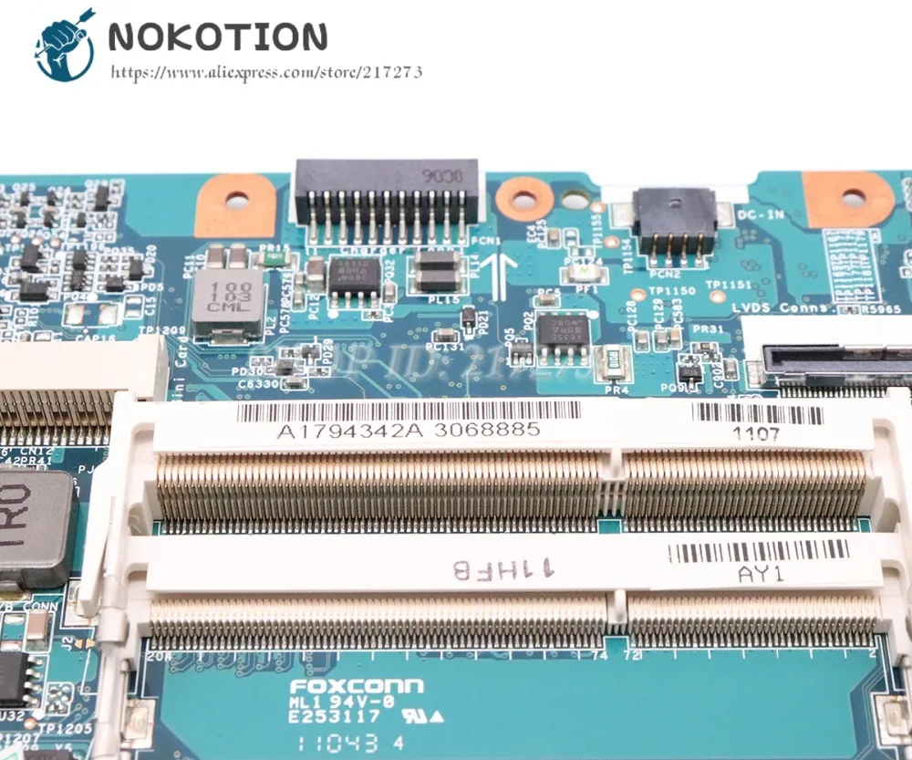NOKOTION لسوني VPCEC PCG-9111L اللوحة المحمول 1P-0106J02-8011 A1794342A A1771579A A1794341 MBX-225 M981 اللوحة الرئيسية