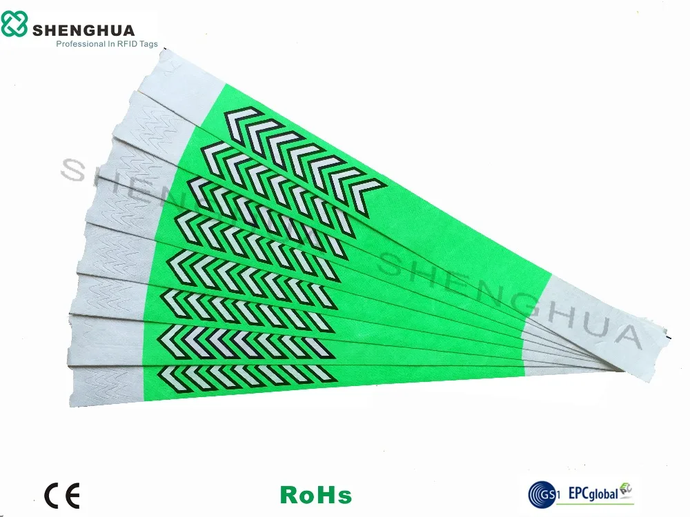 200 шт. низкая стоимость EPC класс 1 GEN2 Доступные браслеты на заказ RFID метки RFID пассивный Aline H3 этикетка