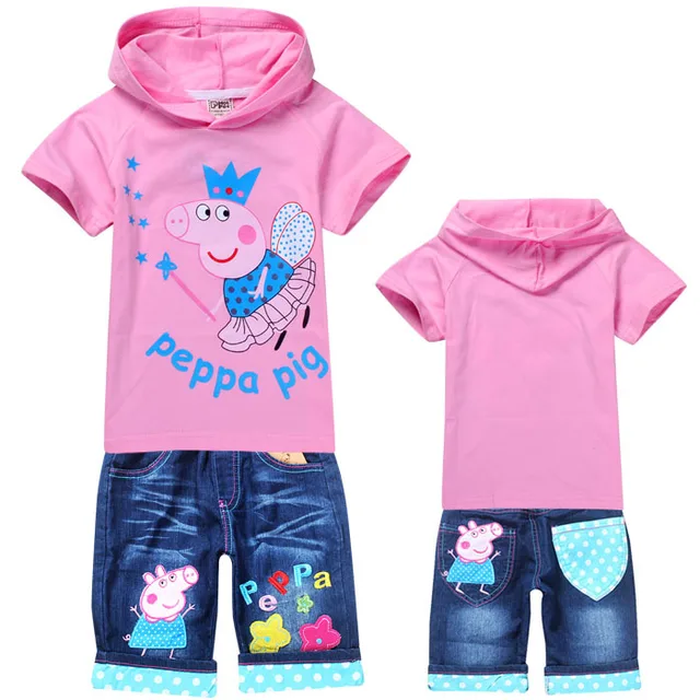 2014 new Peppa Pig set for girl Fashion Brand New Peppa Pig kids girls