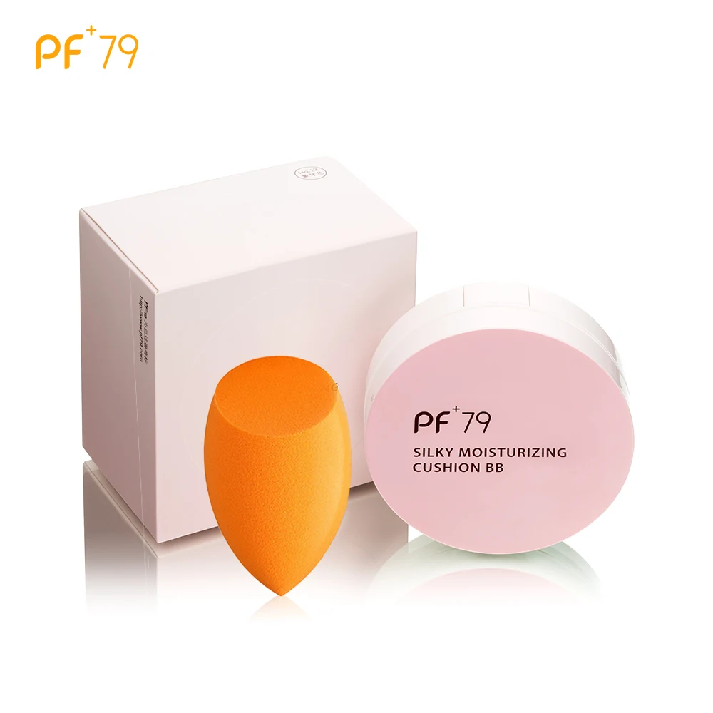

PF79 2*Air Cushion BB Cream+Makeup Set Foundation Sponge Makeup Cosmetic Puff Powder Long Lasting Nude Brighten Whitening