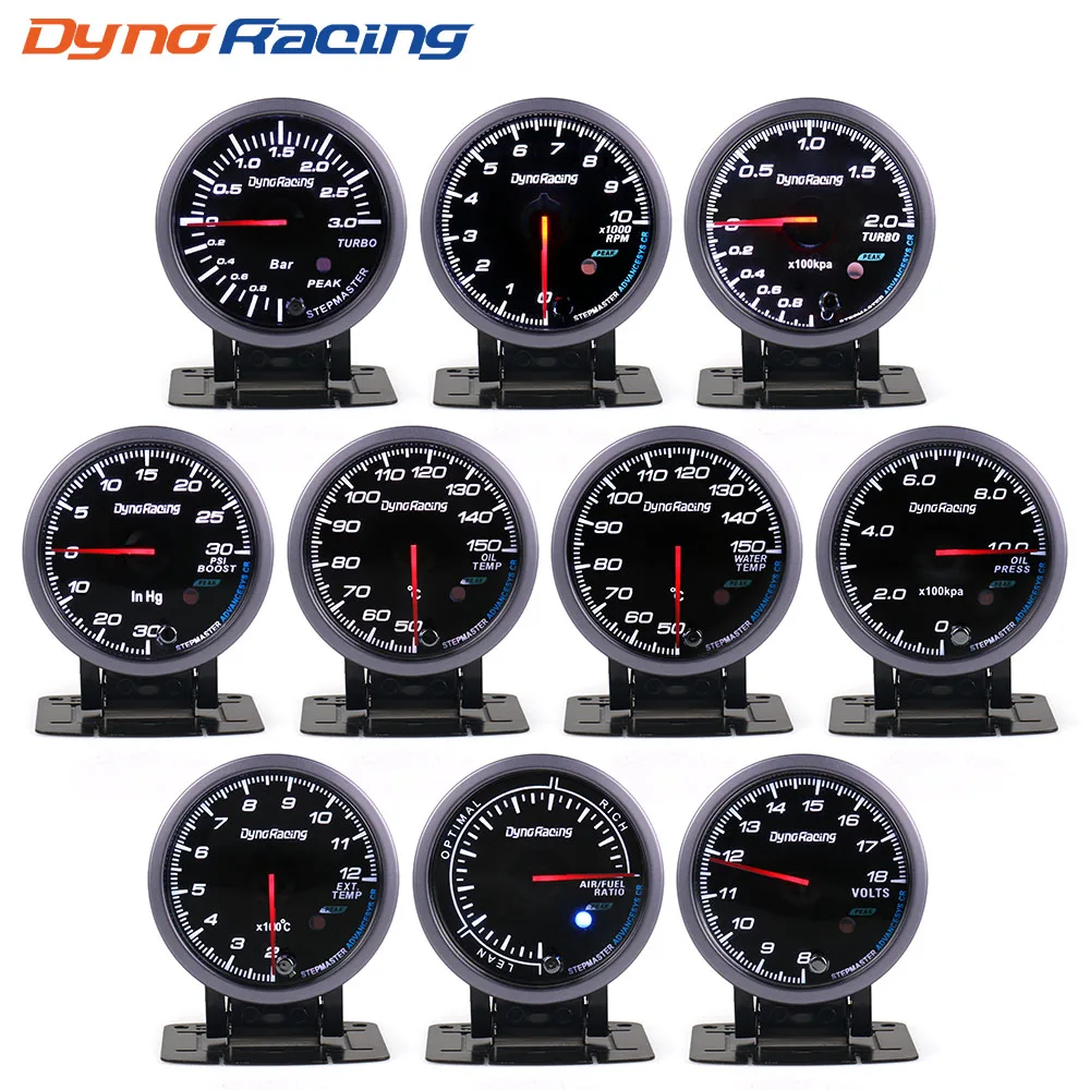 Dynoracing 2 5 дюйма 60 мм Белый/янтарный свет давление масла воды температура