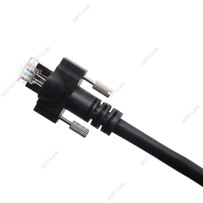 GIGE Gigabit Ethernet кабель с винтами монтажный замок промышленный цифровой фотоаппарат машина видения Видео кабели RJ45 8P8C PoE