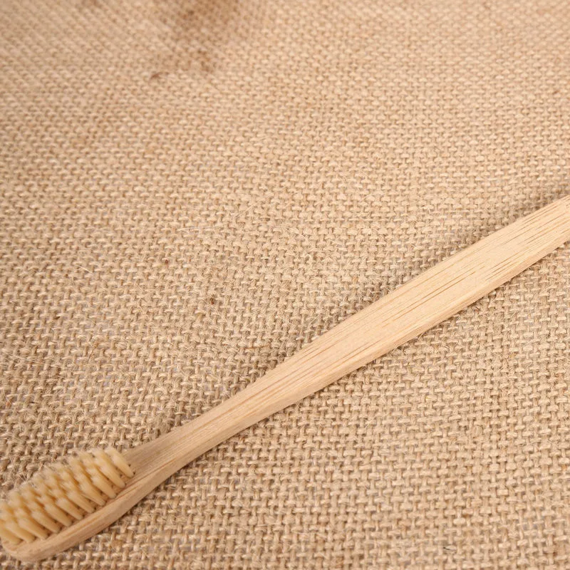 10 шт./компл. экологичный Бамбук Зубная щетка из древесного угля для здоровья полости рта низкоуглеродистой средней мягкости щетиной деревянной ручкой зубная щетка