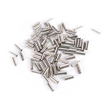 Высокое качество Горячая леска рукав медная трубка 1,0 мм-2,2 мм 100 шт./компл. рыболовные принадлежности рыболовная линия труба