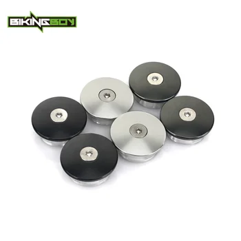 

BIKINGBOY CNC Aluminium Motorcycle Insert Frame Hole Cover Flug Kit Caps Protector For SUZUKI DL250 DL 250