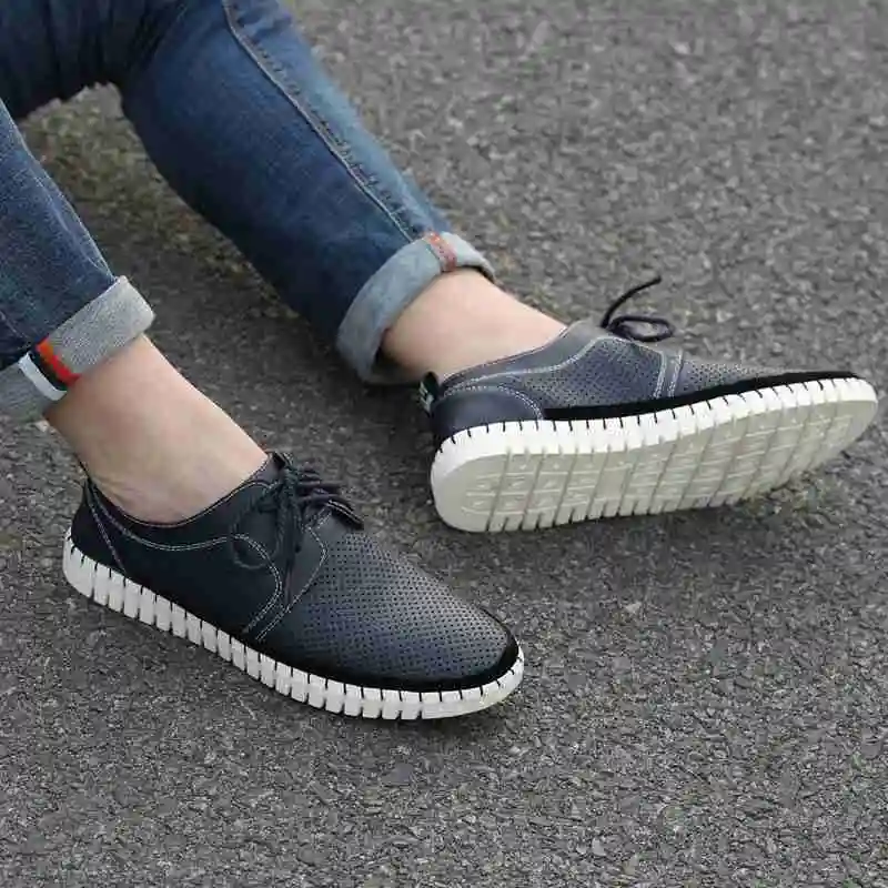 Noopula Mens Luxury Brand Shoes Mens Designer Shoes With Hole On