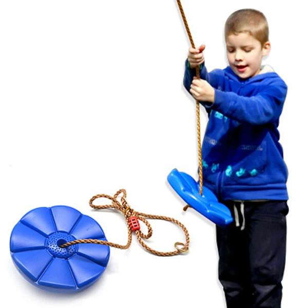 Восьмиугольная качели для детей оборудование для тренировок на свежем воздухе диск Пластик качалками веревки декоративное гнездо-гамак детские, для малышей кресло качалка патио