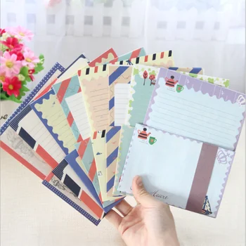 

1set Creative Vintage, Navy DIY Multifunctional Letter Set With Paper Envelope Paper Package 8 Random Transmissions