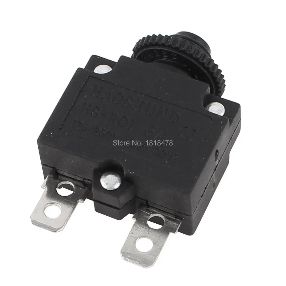 HS R01 5A 10A 15A 20A AC 125/250V автоматический выключатель защита от перегрузки черный|protector|