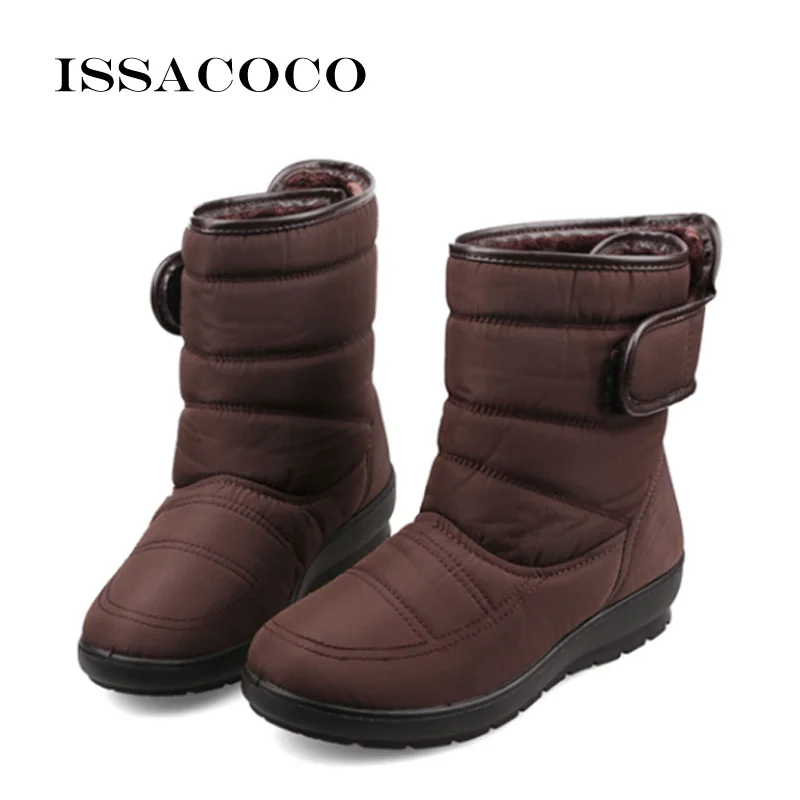 

ISSACOCO Snow Boots Women Snow Shoes For Ladies Snow Boots Kids Snow Boots Girl Baby Fashion Casual Boots Antiskid Waterproof
