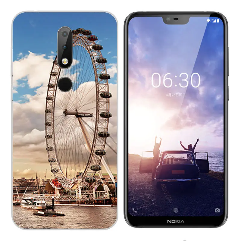 Arvin Cover for Nokia X6 2018 Case Nokia 3.1 6.1 Smart Back Protective Fundas Painted Phone Cover for Nokia 2 3 5 6 7 8 9 Shell (11)