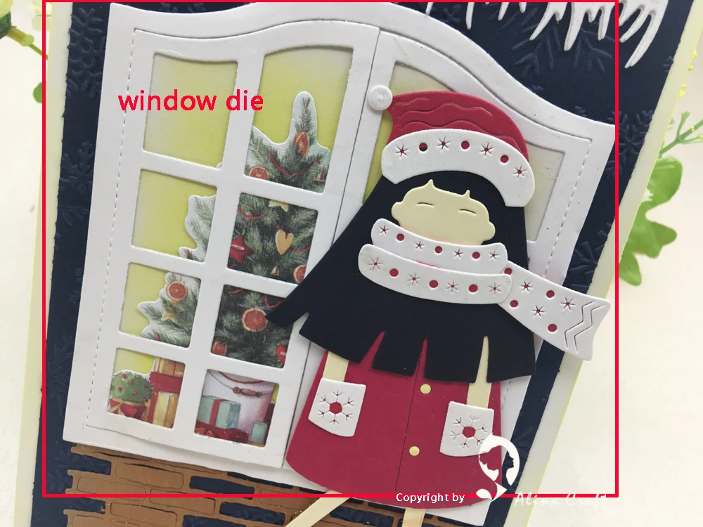 

AlinaCraft METAL CUTTING DIES cut background window frame gift scrapbook PAPER CRAFT celebrate card album knife mold art cutter