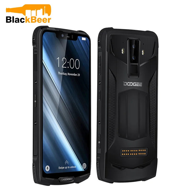 Acheter DOOGEE S90 S90 Pro téléphone portable IP68 IP69K téléphone portable robuste 6.18 pouces IPS affichage 5050mAh MT6771 Octa Core 6GB 128GB Android 8.1