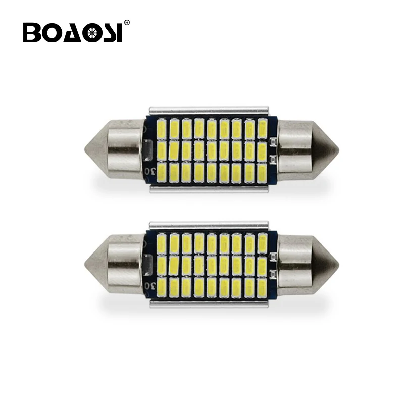10x Festoon 31/36/39/41 MM CANBUS Car LED Reading License Plate Ceiling Light Bulbs Interior Dome Lamp Auto Roof White | Автомобили и
