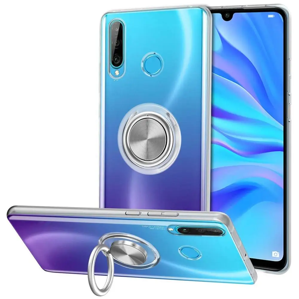 

Case For Xiaomi Redmi Note 7 Pro Cover Rotatable Ring Kickstand Silicone Transparent Case For Xiaomi Mi 9 SE Mi 8 Pro Lite Cover