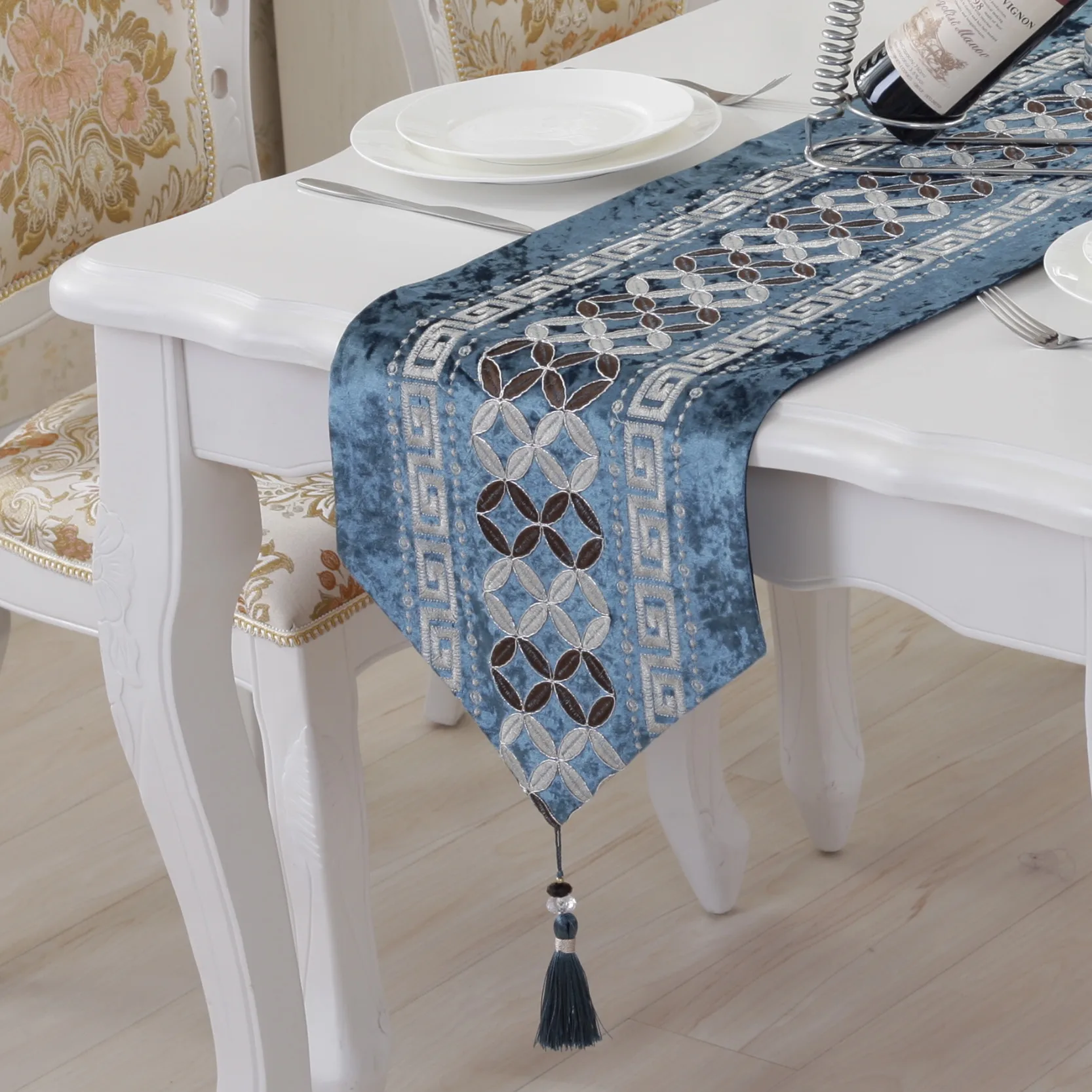 7 Colors New European Modern Minimalist Fashion High-grade Coffee Table Runner Table Cloths Bed Classical Bed End Cloth