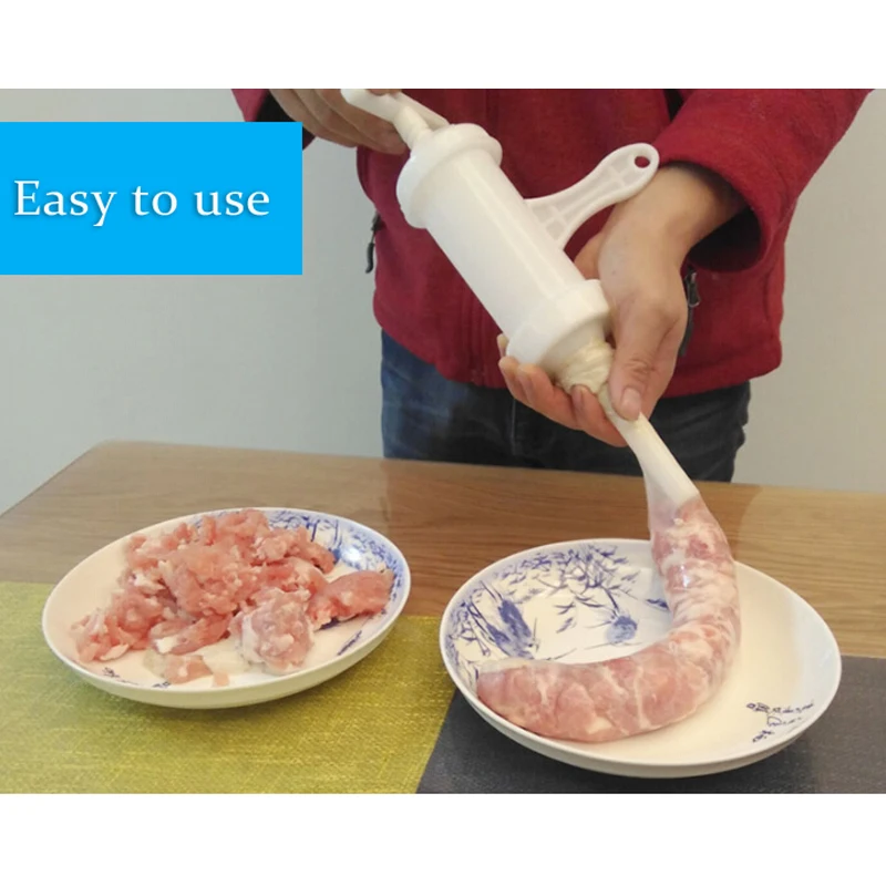 Новое качество еды изделие для ручного приготовления колбас Для начинки мясом наполнитель ручной работы Salami Maker Воронка инструменты для Разделки мяса птицы