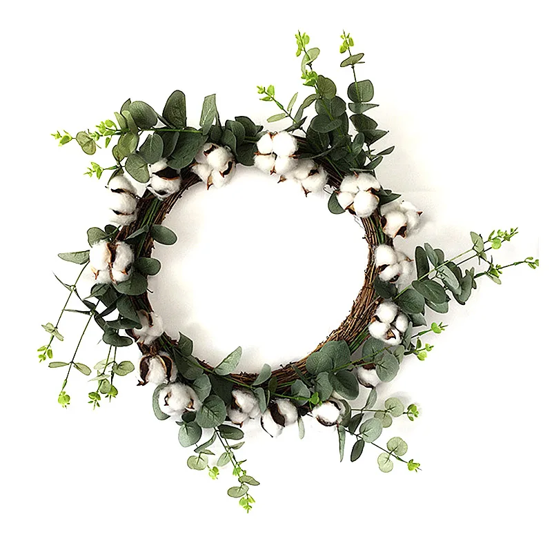 

Silk Artificial Flower Wreaths Home Garden Door Window Hanging Perfect Artificial Garland For Christmas Wedding Decoration