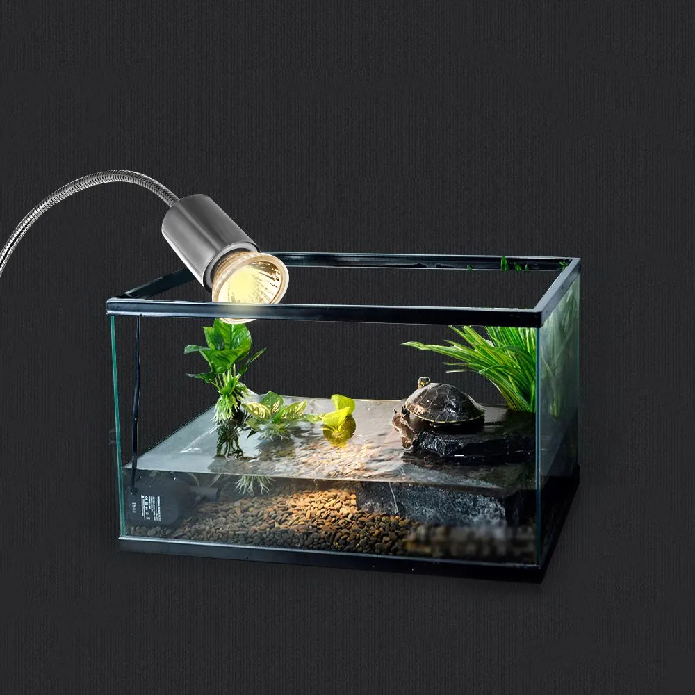 Ceramic Heating Light Holder Bulb Aquarium Lighting Lamp Clip For  Turtle Lizard