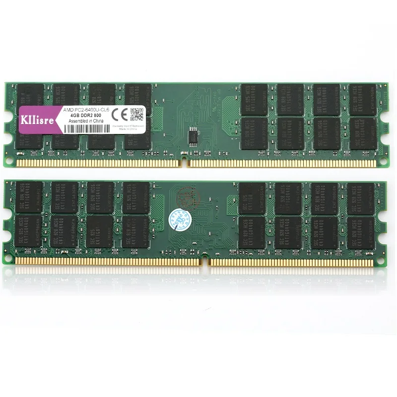 Kllisre 8gb Ddr2 2x4gb De Ram 800 Mhz PC2 6400 240pin Mem ria Apenas 