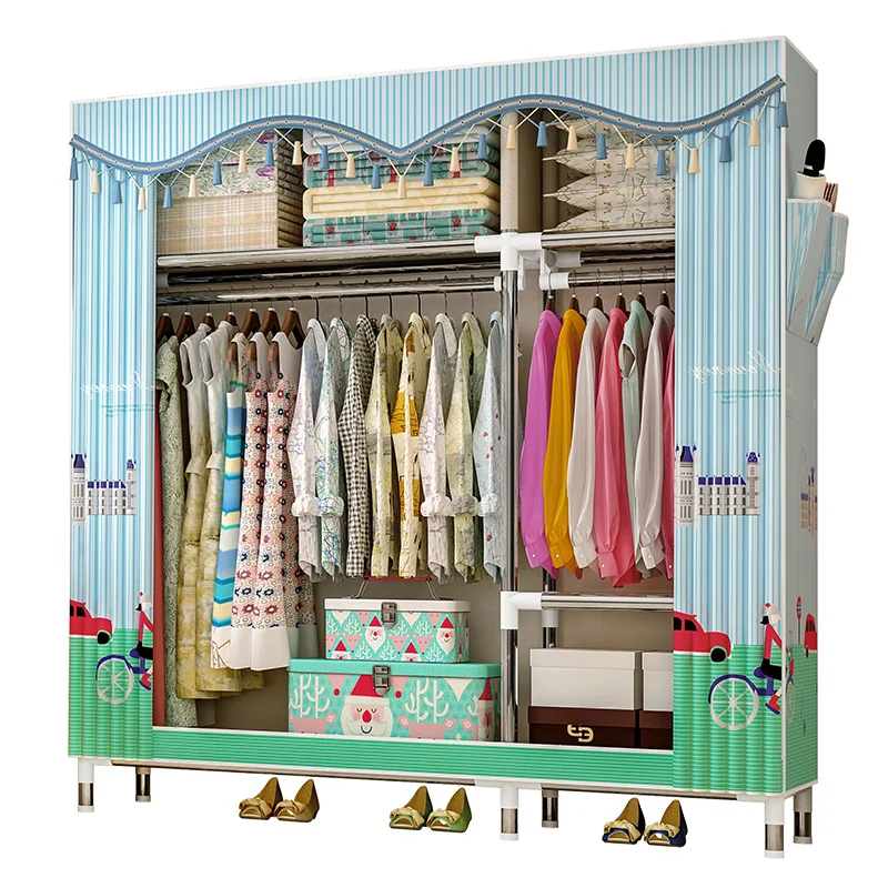 Multifunctional non-woven storage wardrobe locker, folding portable cloth wardrobe dust cover home furniture Multifunctional non-woven storage wardrobe locker, folding portable cloth wardrobe dust cover home furniture