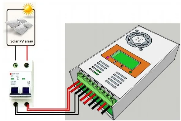 Высокая эффективность MPPT 50A 12 V/24 V/36 V/48 V DC Солнечная фотоэлектрическая панель регулятор заряда батареи