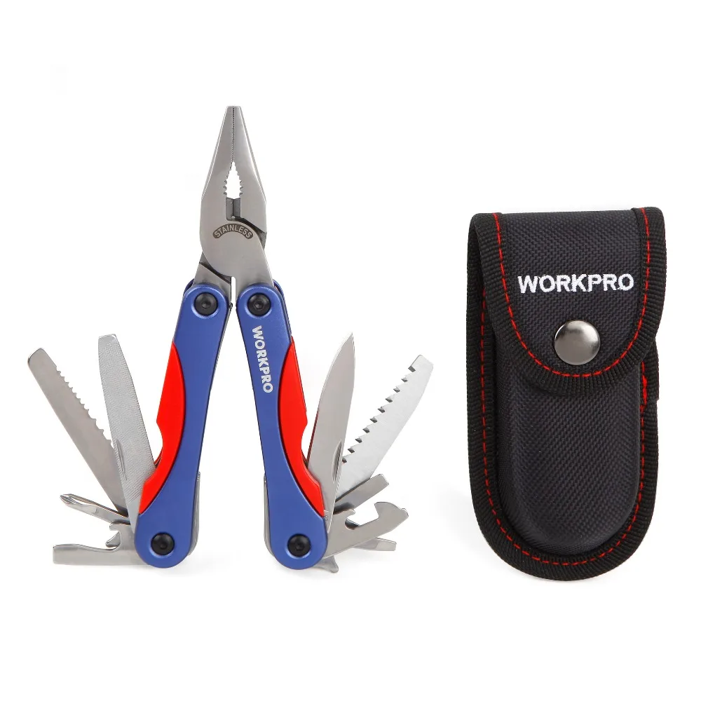 

WORKPRO 15 in 1 Multi Tools Outdoor Camping Tools Multi Plier Knife Survival Gear