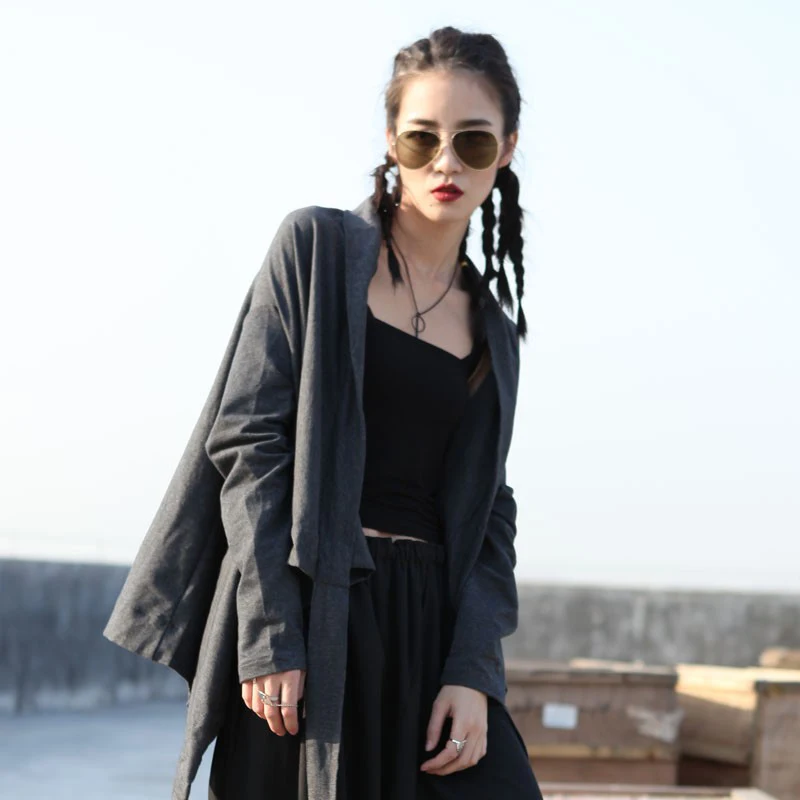 CHICEVER Асимметричная женская футболка Лето Astmmetrical рукав летучая ...