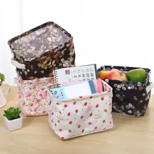 Цветочный органайзер для косметики коробка Zakka сумка для хранения Органайзер складной водонепроницаемый контейнер корзина для хранения cajas organizadoras