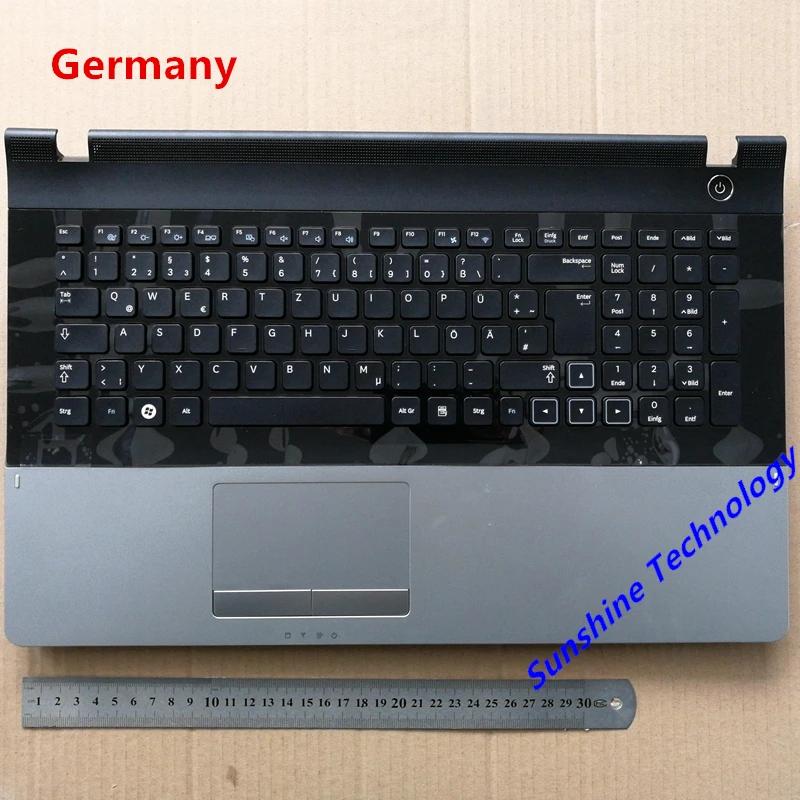 Germany layout new laptop keyboard with touchpad palmrest for samsung NP305E7A 300E7A 300E7 GR BA75-03352C Germany layout new laptop keyboard with touchpad palmrest for samsung NP305E7A 300E7A 300E7 GR BA75-03352C